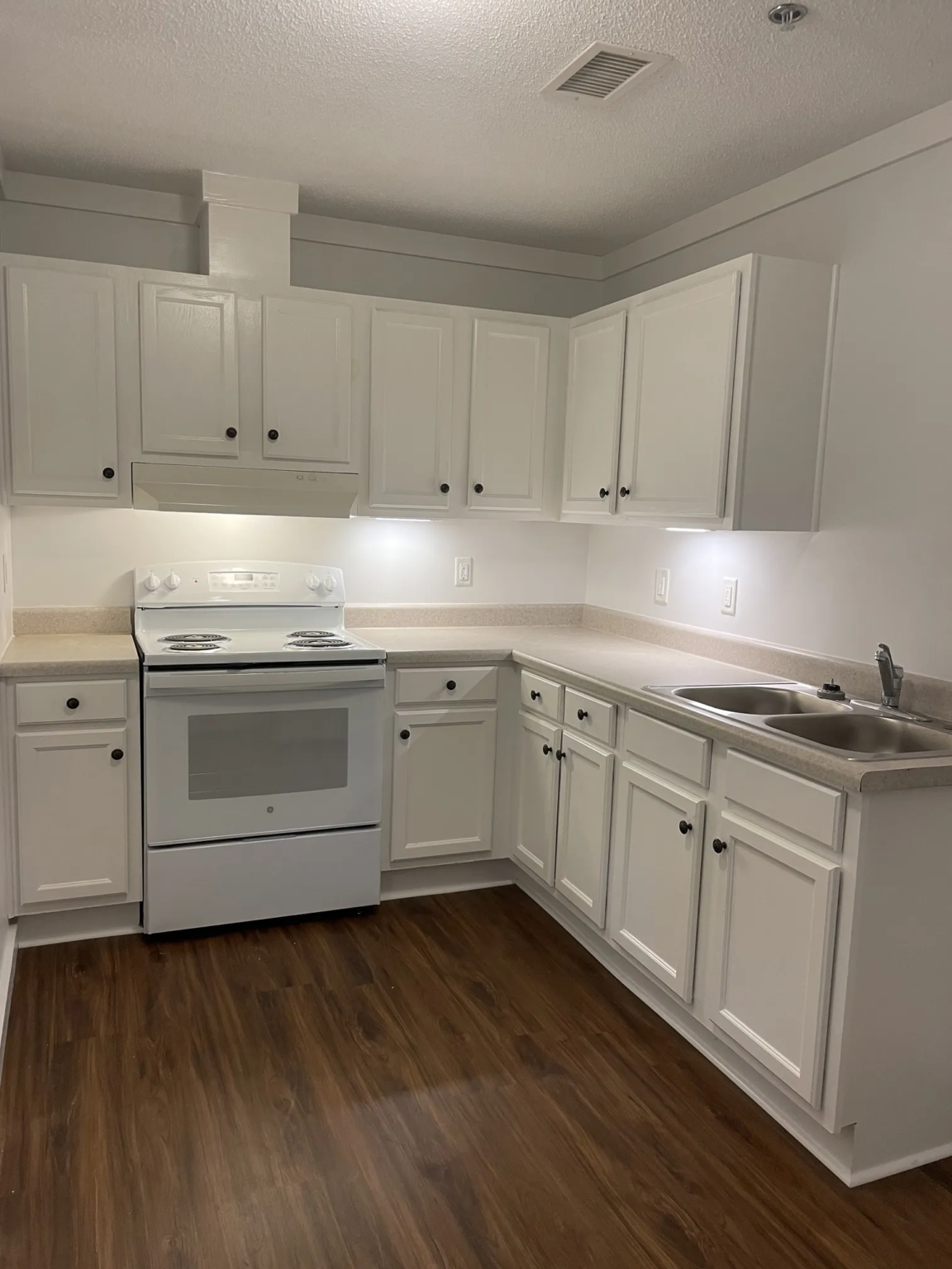 Abundant cabinetry is perfect for all those kitchen storage needs.